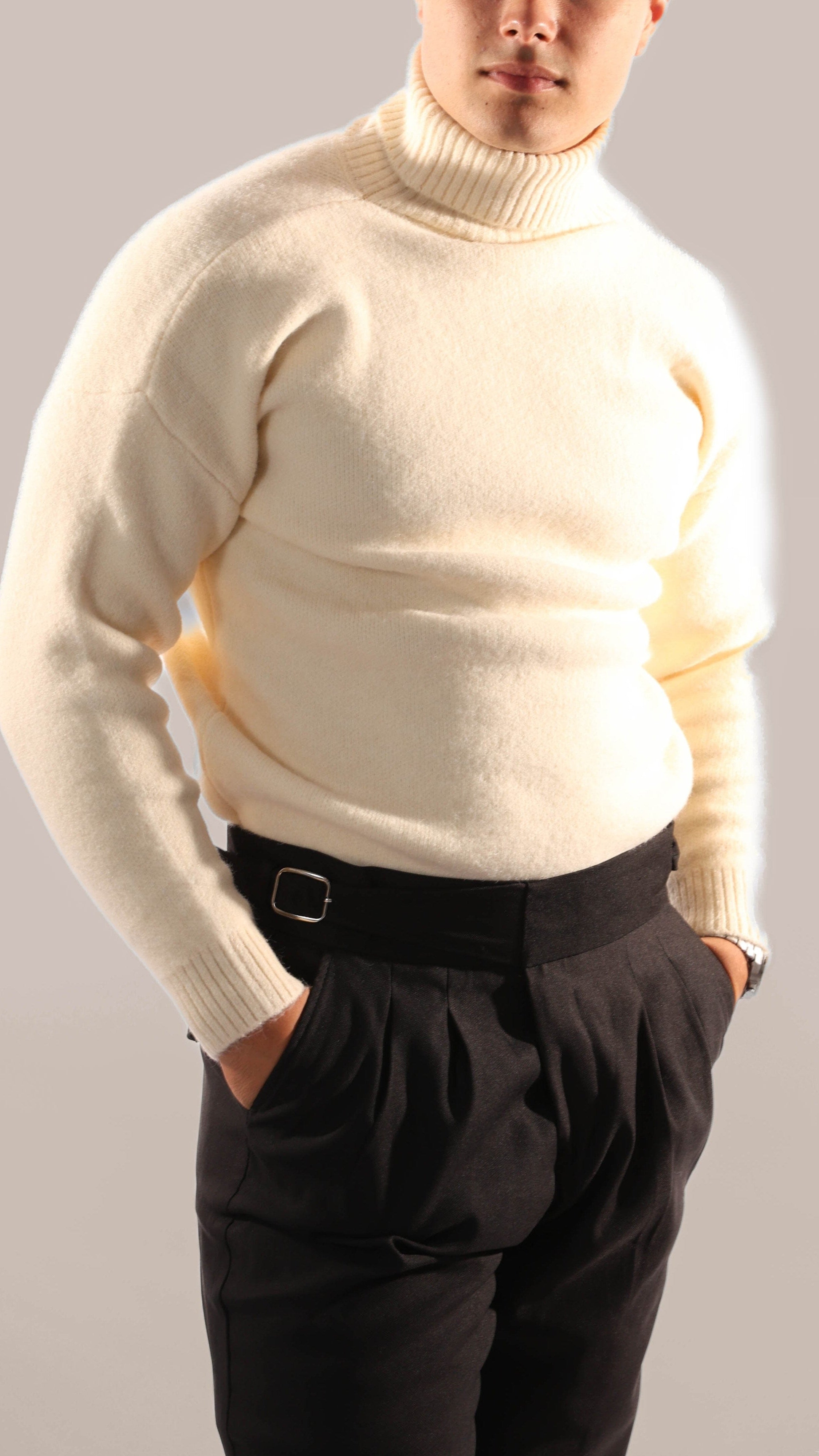 Reginal - Old Money Cashmere Turtleneck Trui