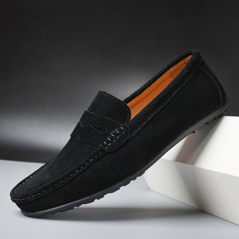 Retro Suède Loafers Heren | Modestio