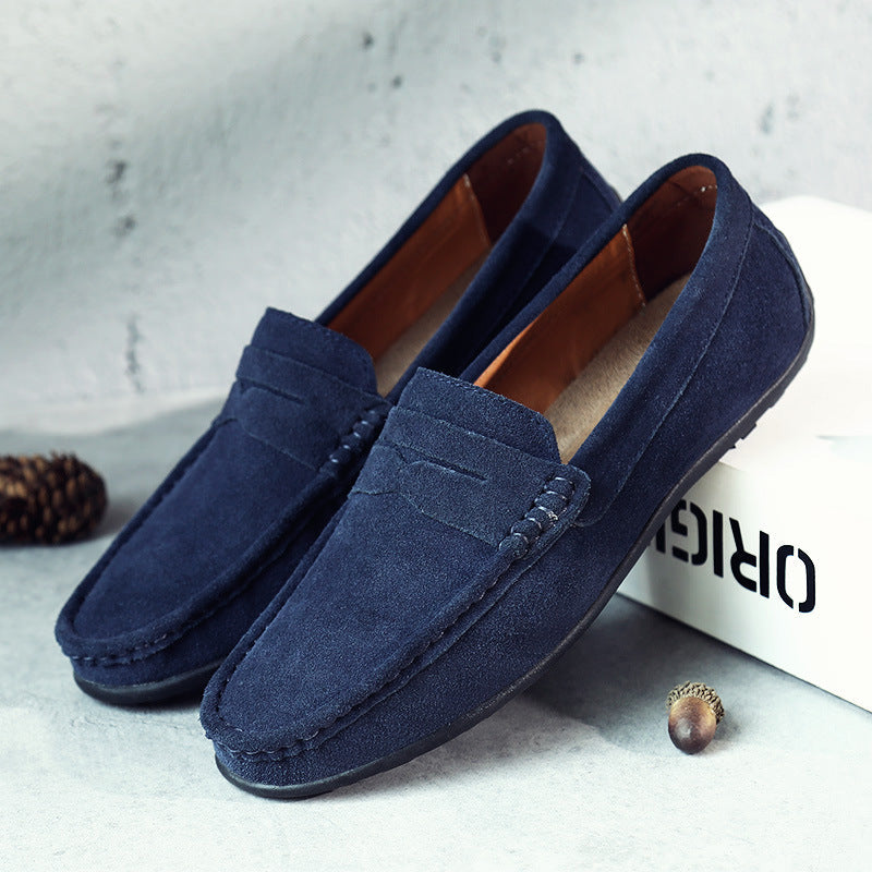 Retro Suède Loafers Heren | Modestio