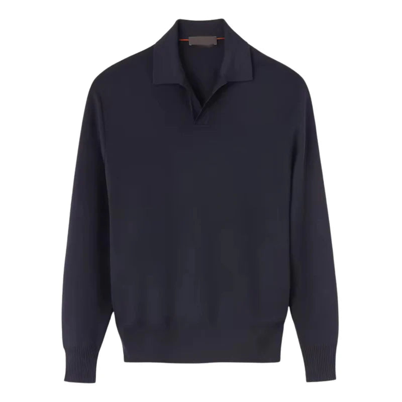 Rocco - Old Money Polo met lange mouwen