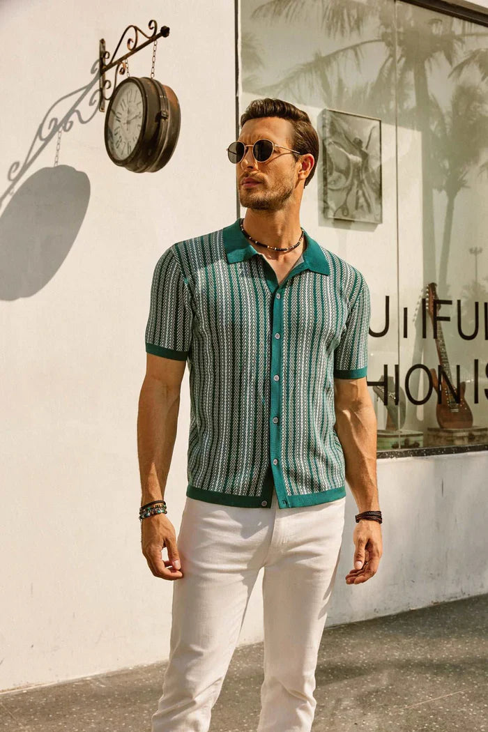 Rupert - Retro Gestreept Poloshirt