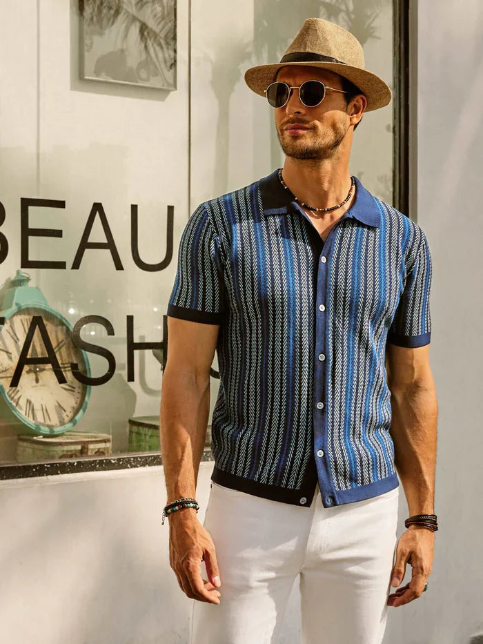 Rupert - Retro Gestreept Poloshirt