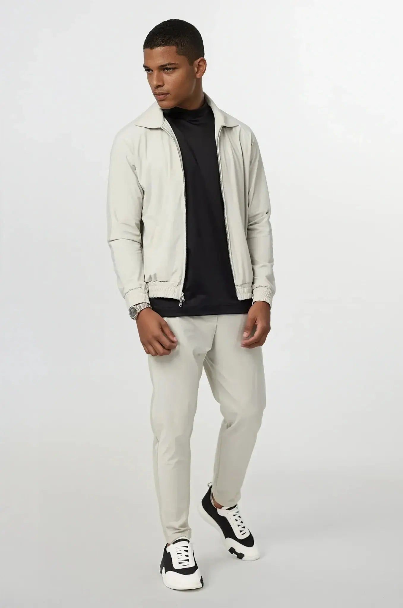 Cloudy Lichtwit Techsuit zonder Capuchon | Modestio