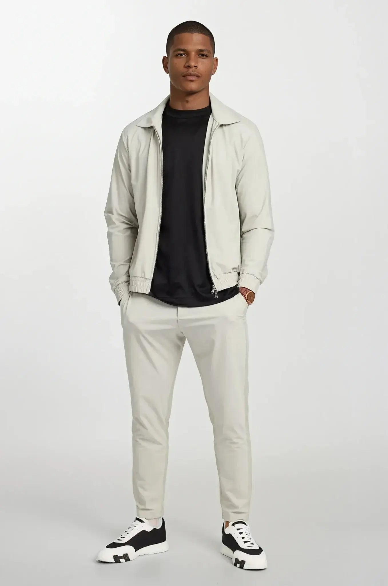 Cloudy Lichtwit Techsuit zonder Capuchon | Modestio