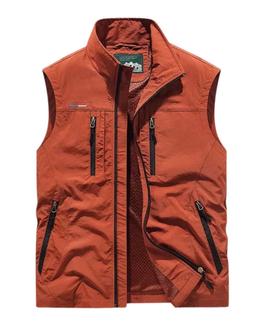 Darius - Stijlvolle Bodywarmer met Meerdere Ritsen