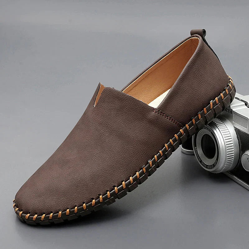 Santorini Leer Loafers
