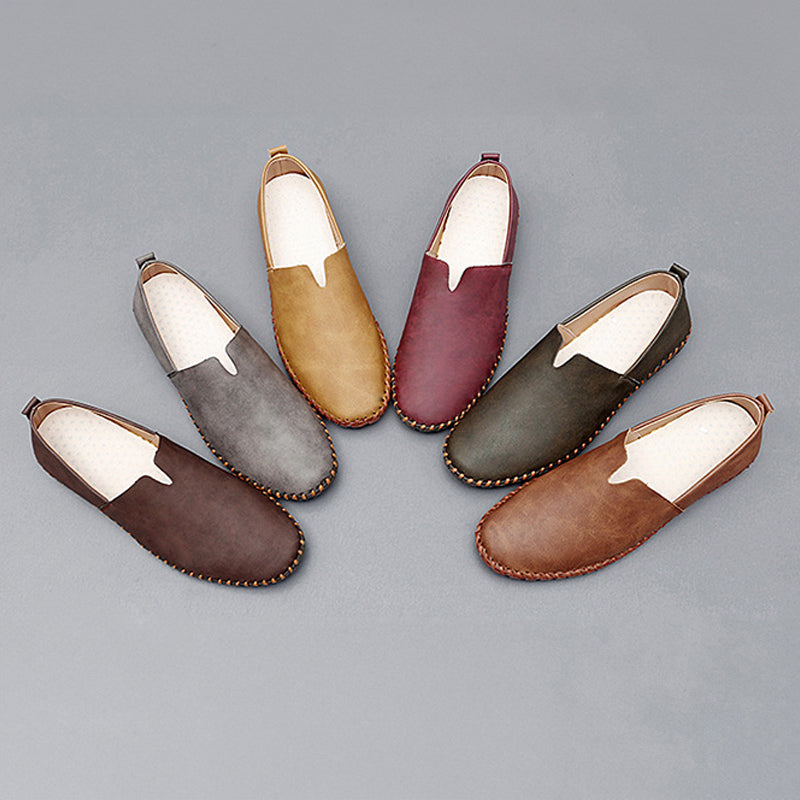 Santorini Leer Loafers