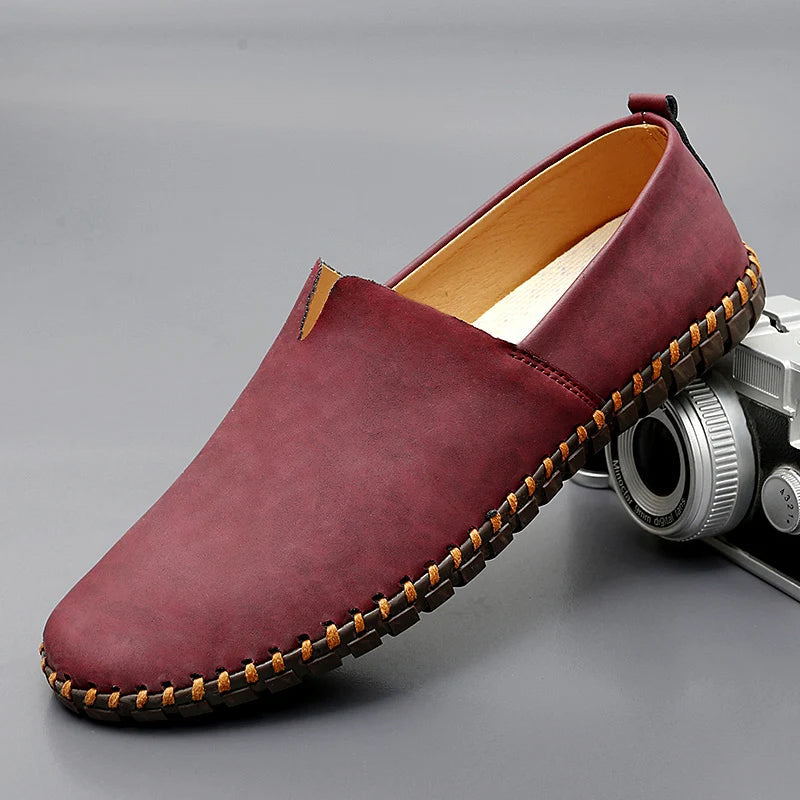 Santorini Leer Loafers