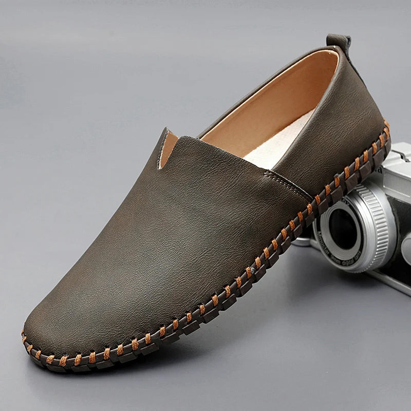 Santorini Leer Loafers
