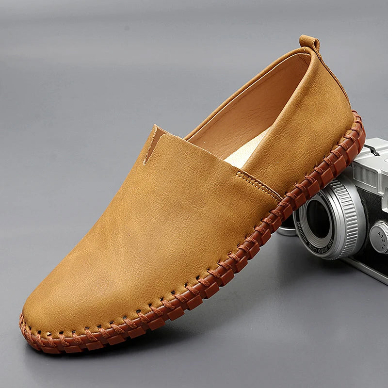 Santorini Leer Loafers
