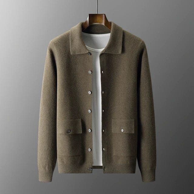 100% Cashmere Cardigan Jacket