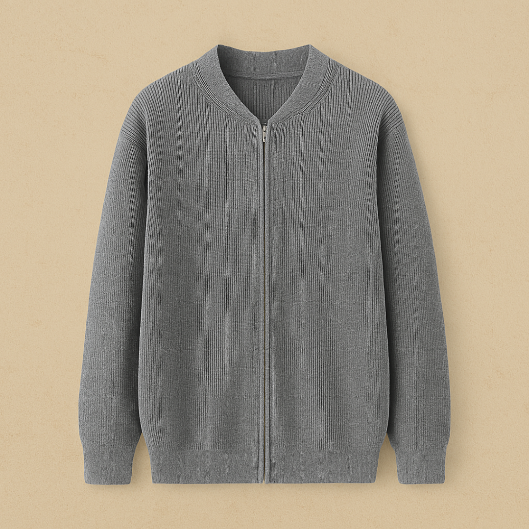 Tyson - Casual gebreid katoenen vest