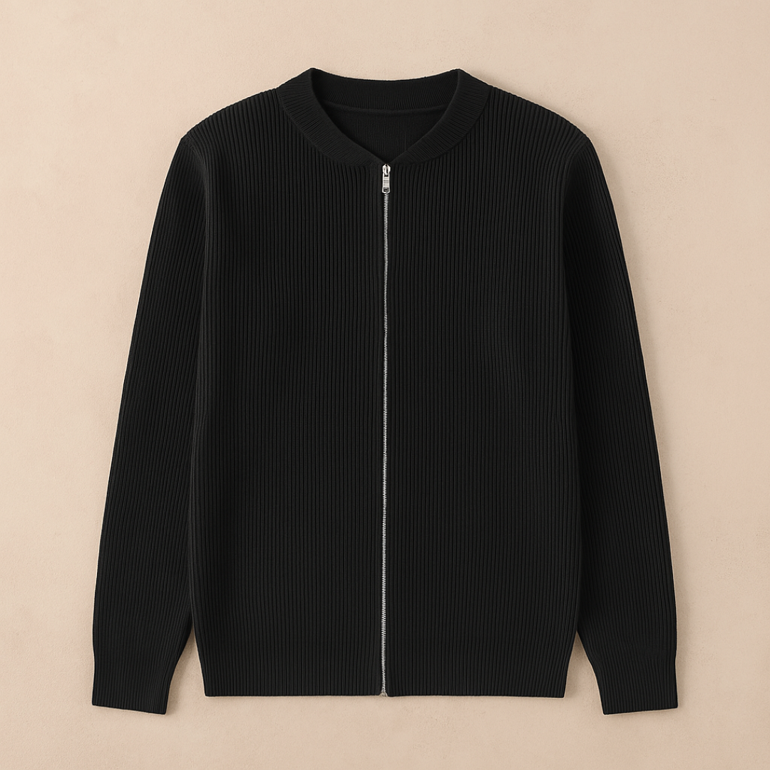 Tyson - Casual gebreid katoenen vest