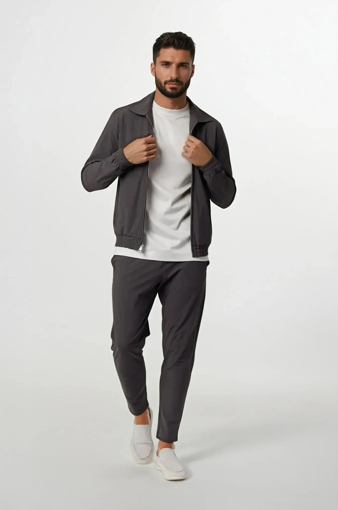 Urban Titanium Techsuit Grijs zonder Capuchon | Modestio