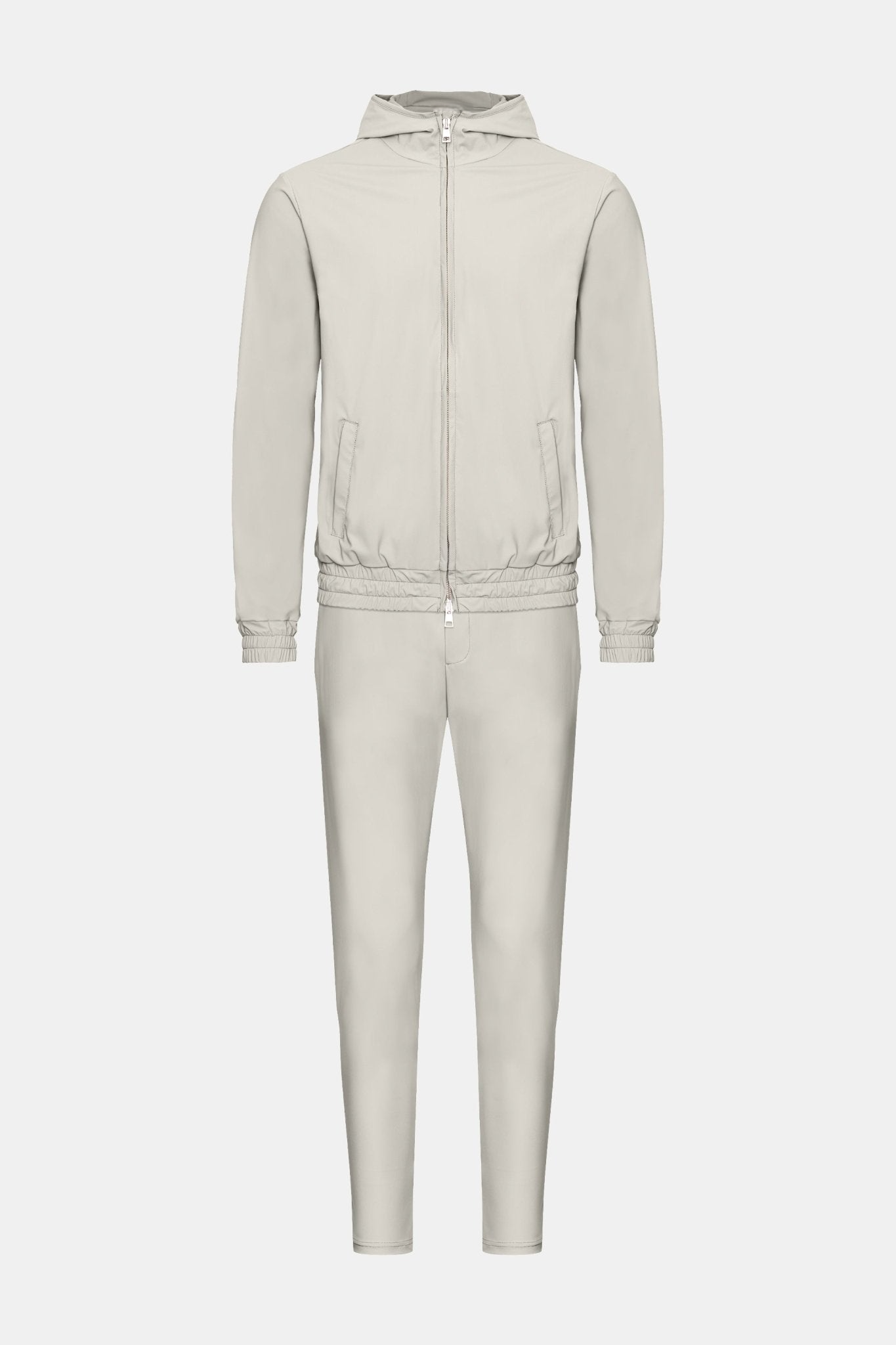 Cloudy Lichtwit Techsuit met Capuchon | Modestio