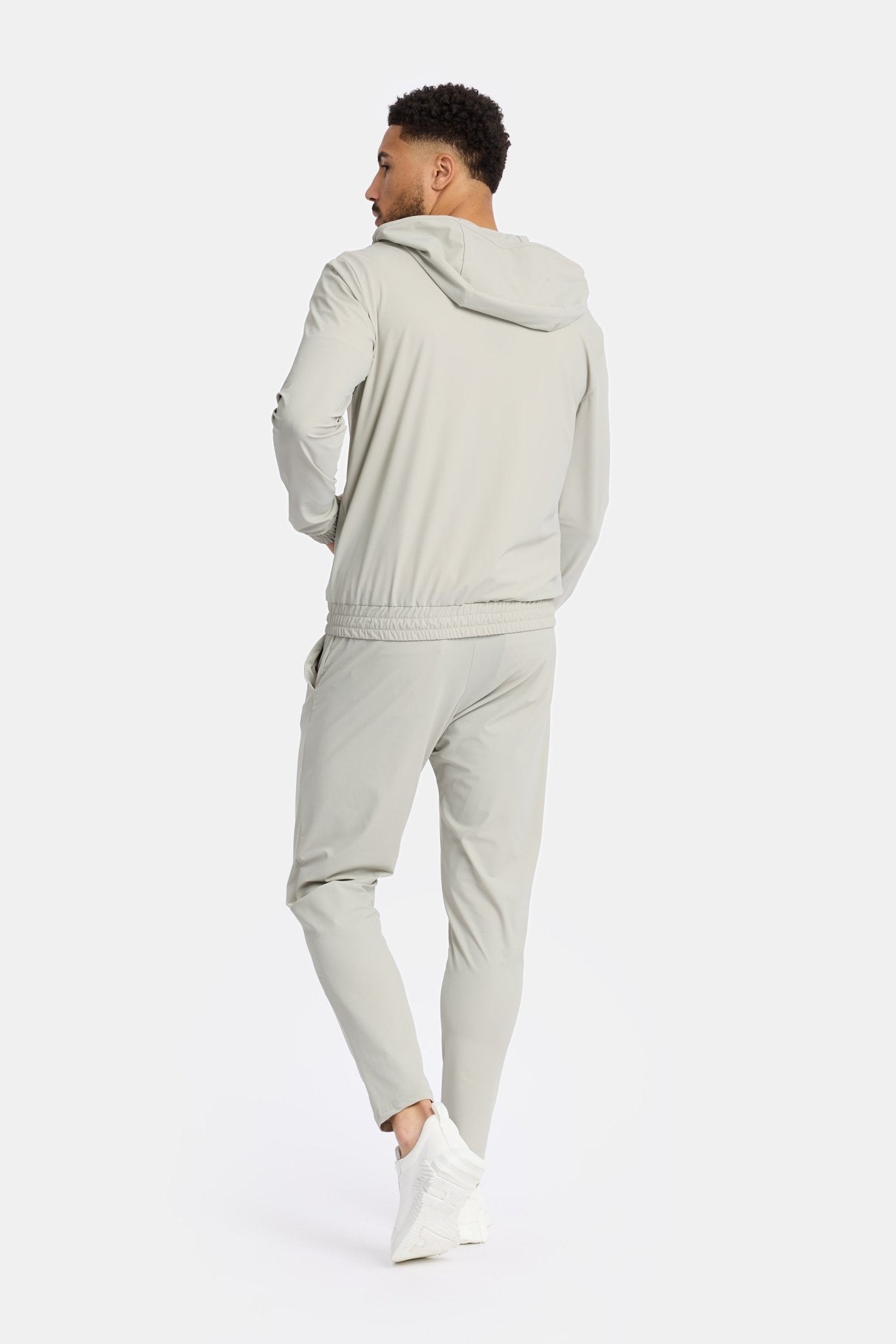 Cloudy Lichtwit Techsuit met Capuchon | Modestio