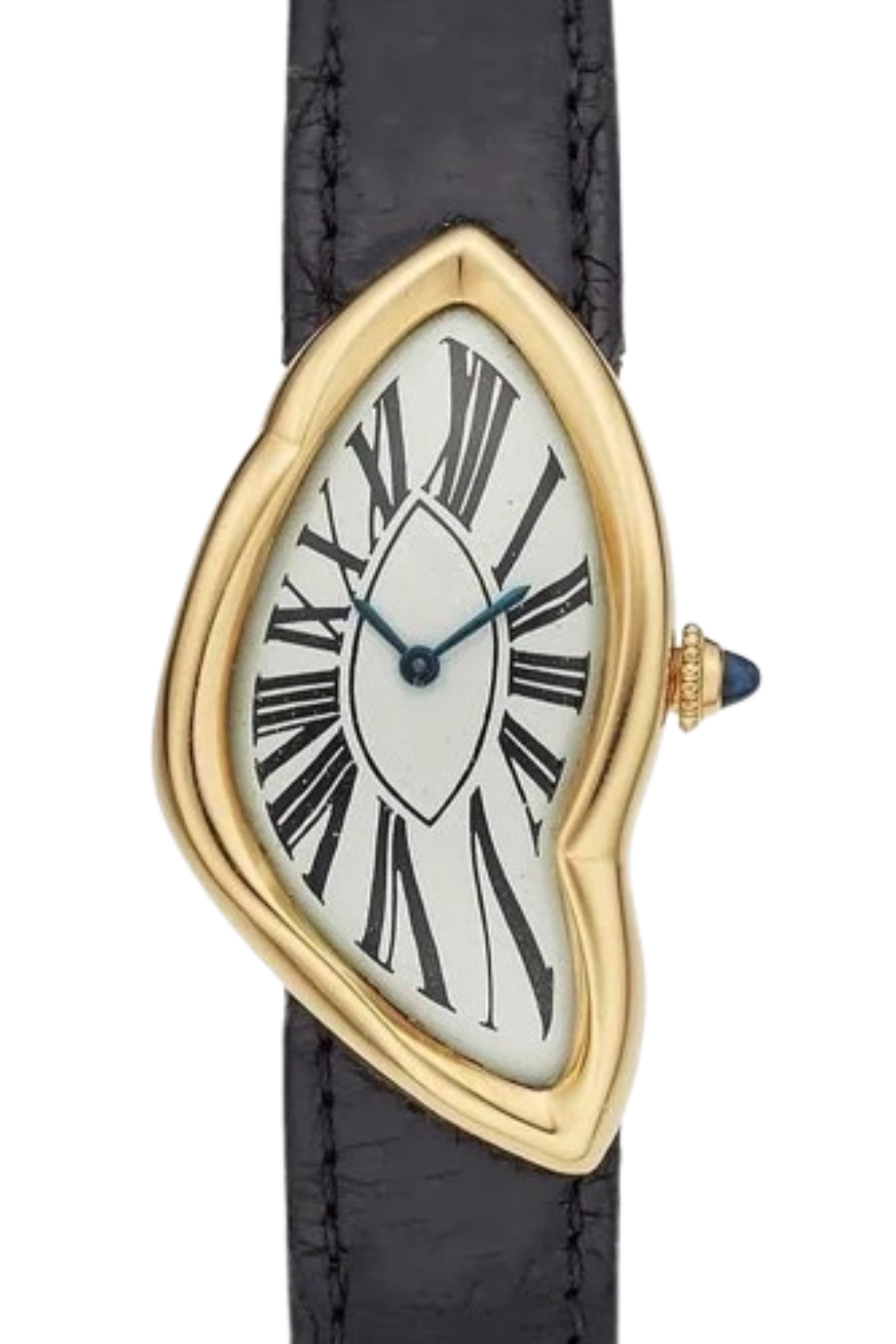 Crash - Zwitsers lederen horloge