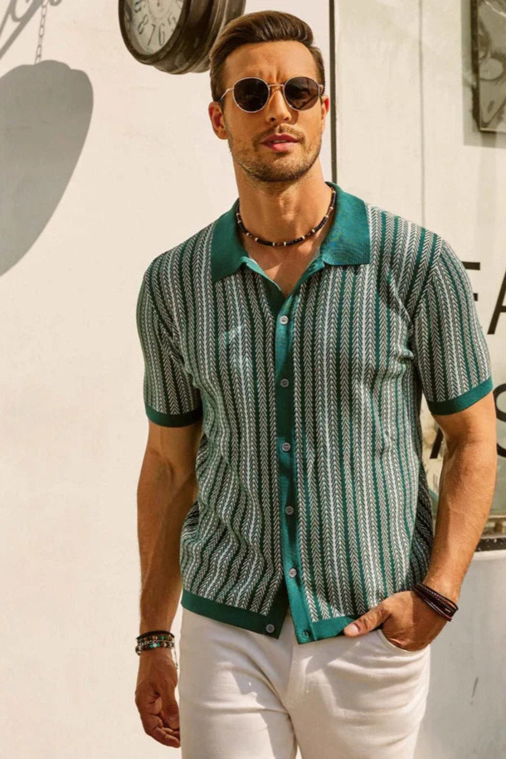 Rupert - Retro Gestreept Poloshirt