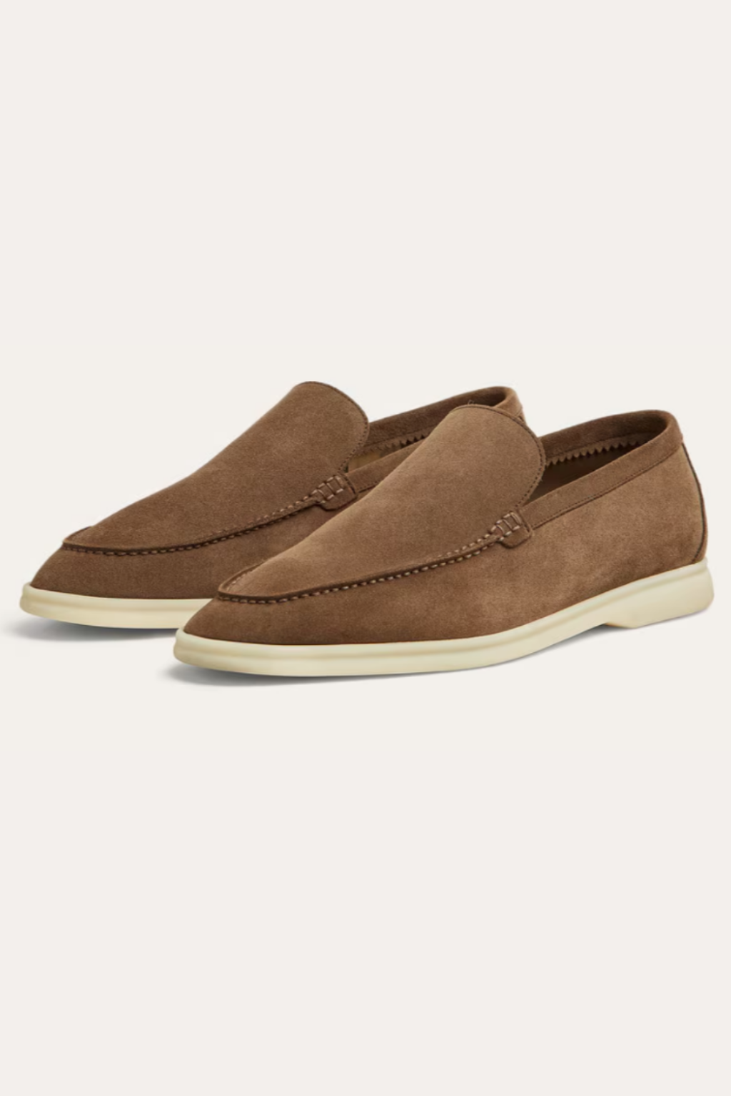 Leo - Old Money Bruine Suède Loafers