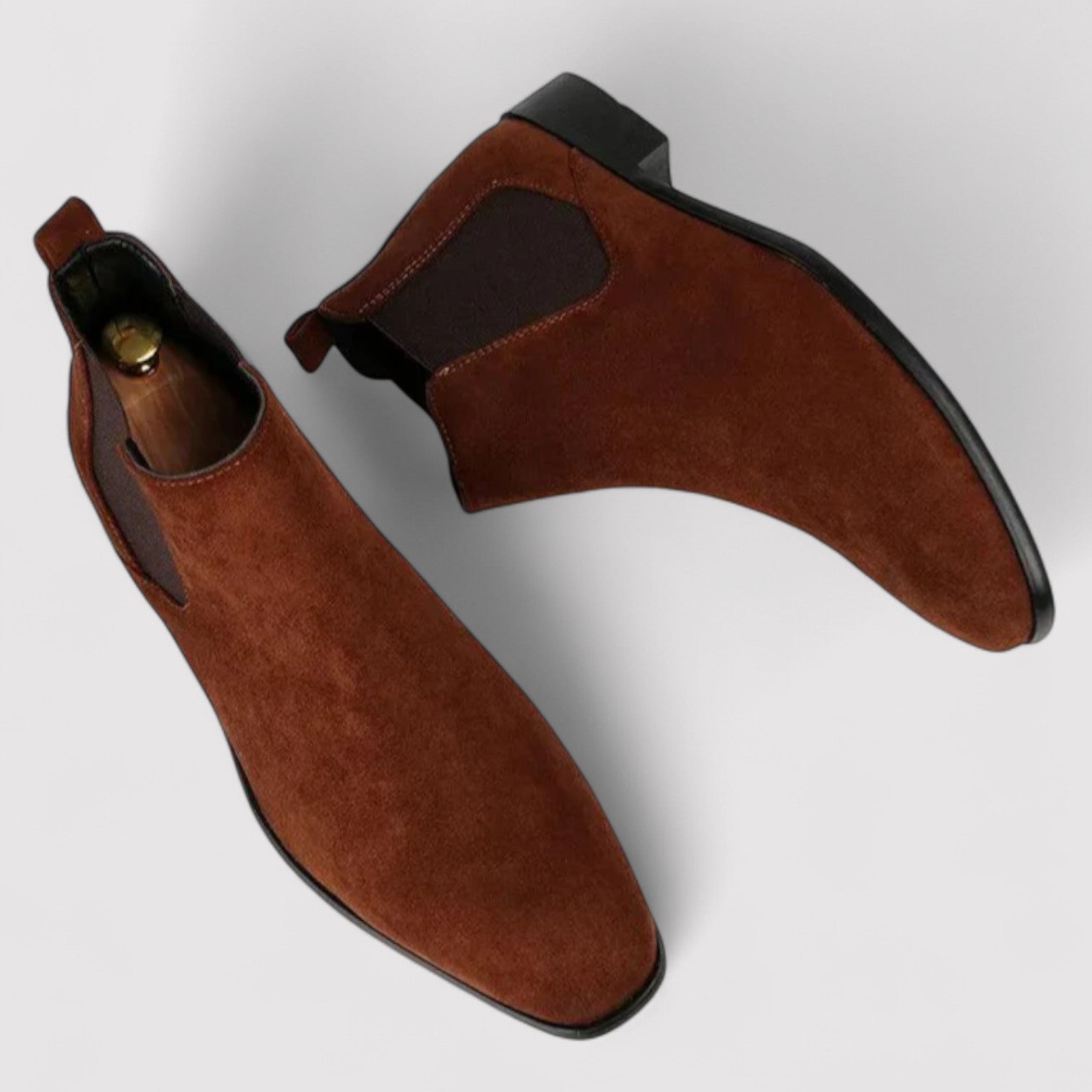 Cavani – Heren Boots – Beige suède Enkellaars – Herfst/Winter 2025