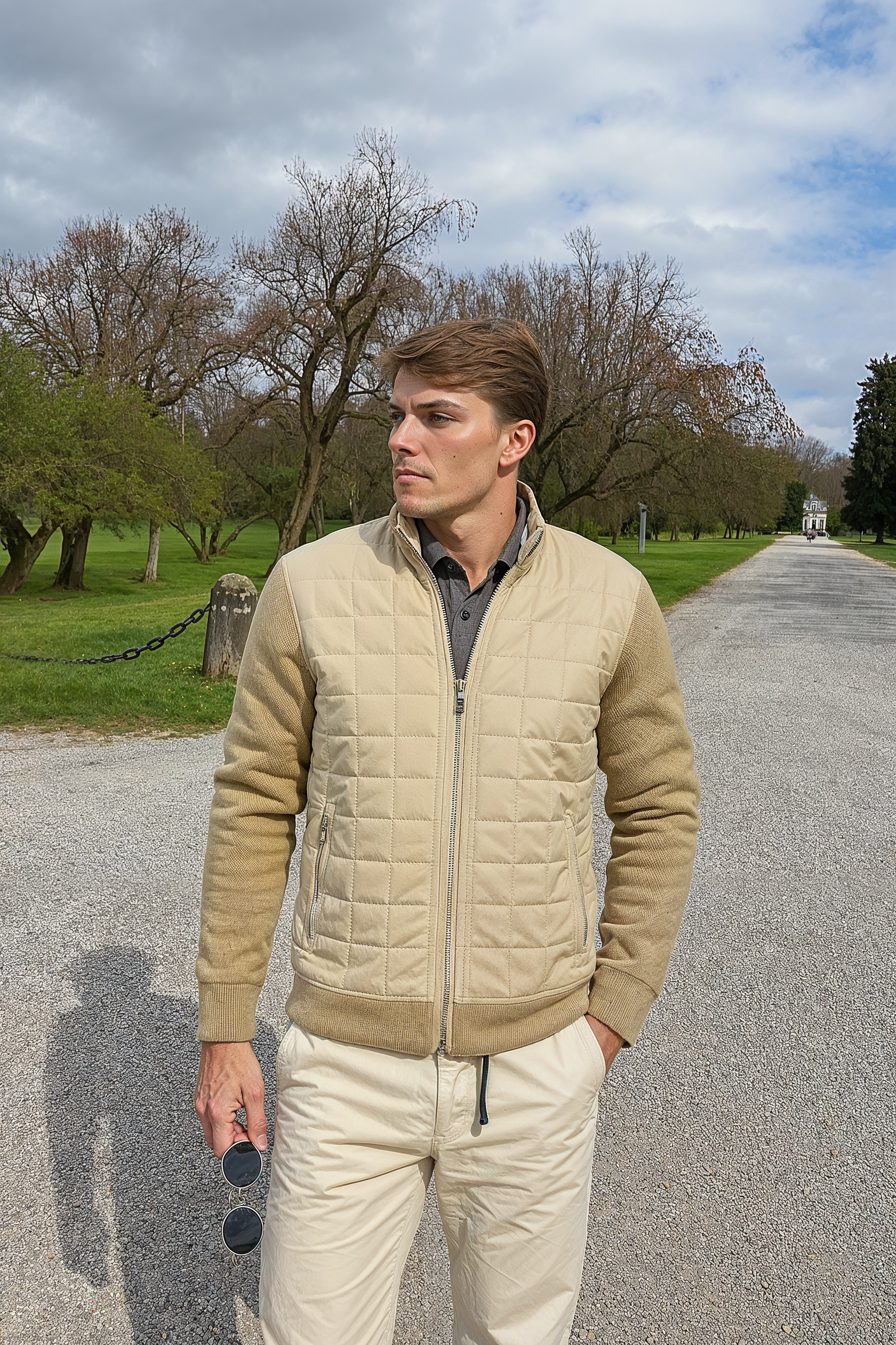 Heren Casual Fleecejack–Trendy Modern Fit